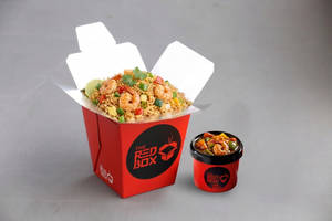 Thai Prawn Fried Rice + Prawn Capsicum (gravy)