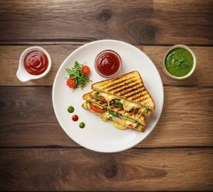 Veg Cheese Corn Grilled Sandwich