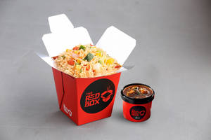 Vegetable Fried Rice + Cauliflower Manchurian (gravy)