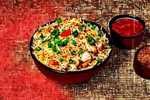 Chicken Burnt Garlic Fried Rice