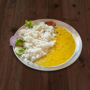 Dal Chawal With Achar