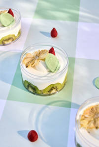 Custard Fresh Fruit Jar