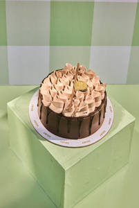 Belgian Chocolate Caramel Cake Slice
