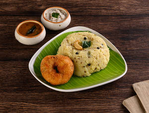 Pongal [200 g] And Vada [1 Piece]