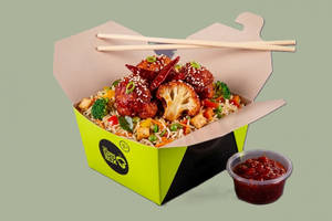 Veg Thai Fried Rice With Dragon Cauliflower