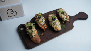 Cheese & Tomato Bruschetta
