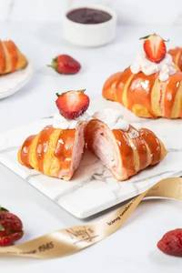 Fresh Strawberry Croissant