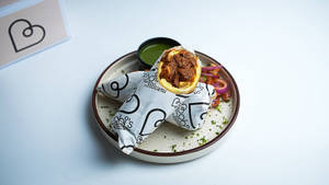 Butter Chicken Kathi Roll