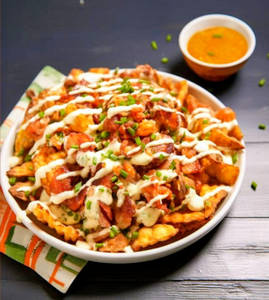 Crispy Chicken Loaded Fries