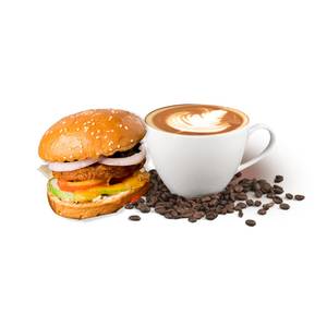 COMBO CHIPOTLE BURGER AND COFFEE