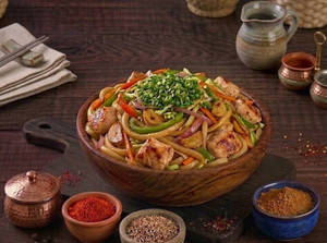 Udon Chicken Stir Fry Noodles