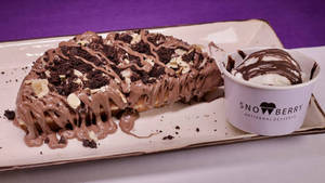 Brownie Waffle Half