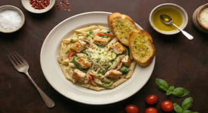 Penne Alfredo Chicken