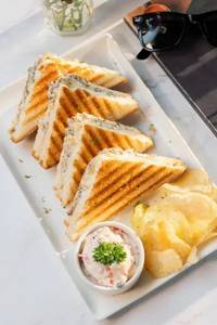Chicken Cheese Grilled Sandwich