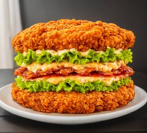 No Bun Paneer Fillet Burger