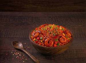 Prawn Schezwan Rice