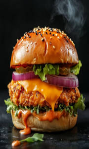 Peri Peri Chicken Burger