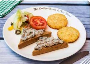 Hash Brown Platter  Creamy Mushroom