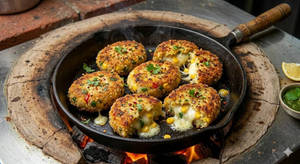 Potato Cheese Corn Kabab