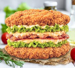 No Bun Chicken Fillet Burger