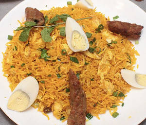 Mutton Seekh Kepsa Rice [serves 4 ] [2100ml]