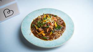 Chicken Pan Fried Noodles