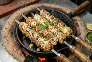 Chicken Malai Seekh Kabab