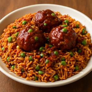 Veg Manchurian Fried Rice