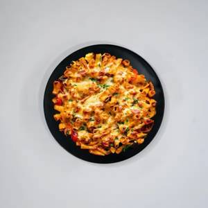 White Sauce Baked Pasta