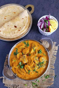 Mushroom Masala Meal(roti 2pcs)