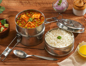 Matar Paneer - RICE Meal