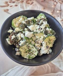 Roasted Broccoli Salad With Chicken