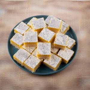 Mishri Nariyal Kesar Barfi