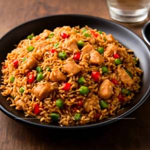 Chilli Garlic Chicken Fried Rice