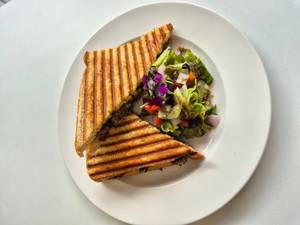 Grilled Lamb And Toum Sandwich