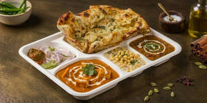Mix Veg Chur Chur Naan Meal