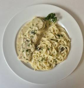 Lemon Piccata Fish With Spaghetti