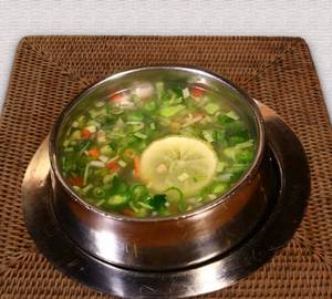 Chicken Lemon Corrinder Soup
