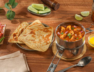 Mushroom Masala - PARATHA Meal