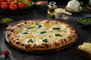 SUPERYOU High Protein Sourdough Pesto Potato Pizza