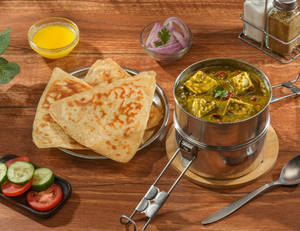 Palak Paneer - PARATHA Meal
