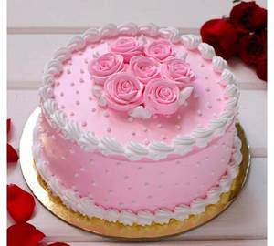 Choco Venila Pink Cake