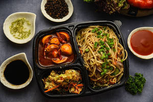 Chilli Mushroom & Noodles Combo