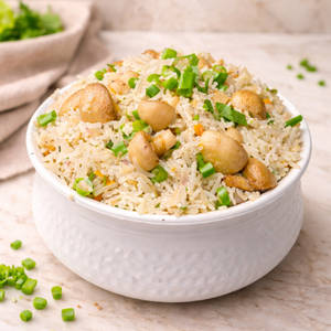 Mushroom Fried Rice