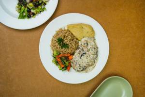 Chicken Steak With Creamy Mushroom Sauce