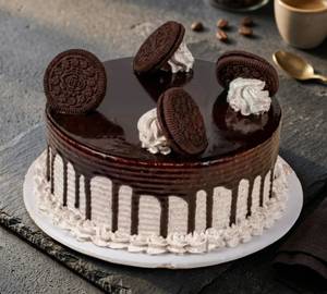 Oreo eggless cake