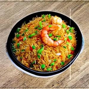 Triple Schezwan Fried Rice Prawn