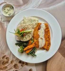 Grilled Fish With Lemon Garlic Sauce
