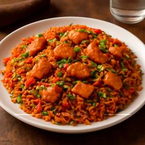 Schezwan Chicken Fried Rice