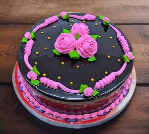Chocolate Truffle Flower Cake